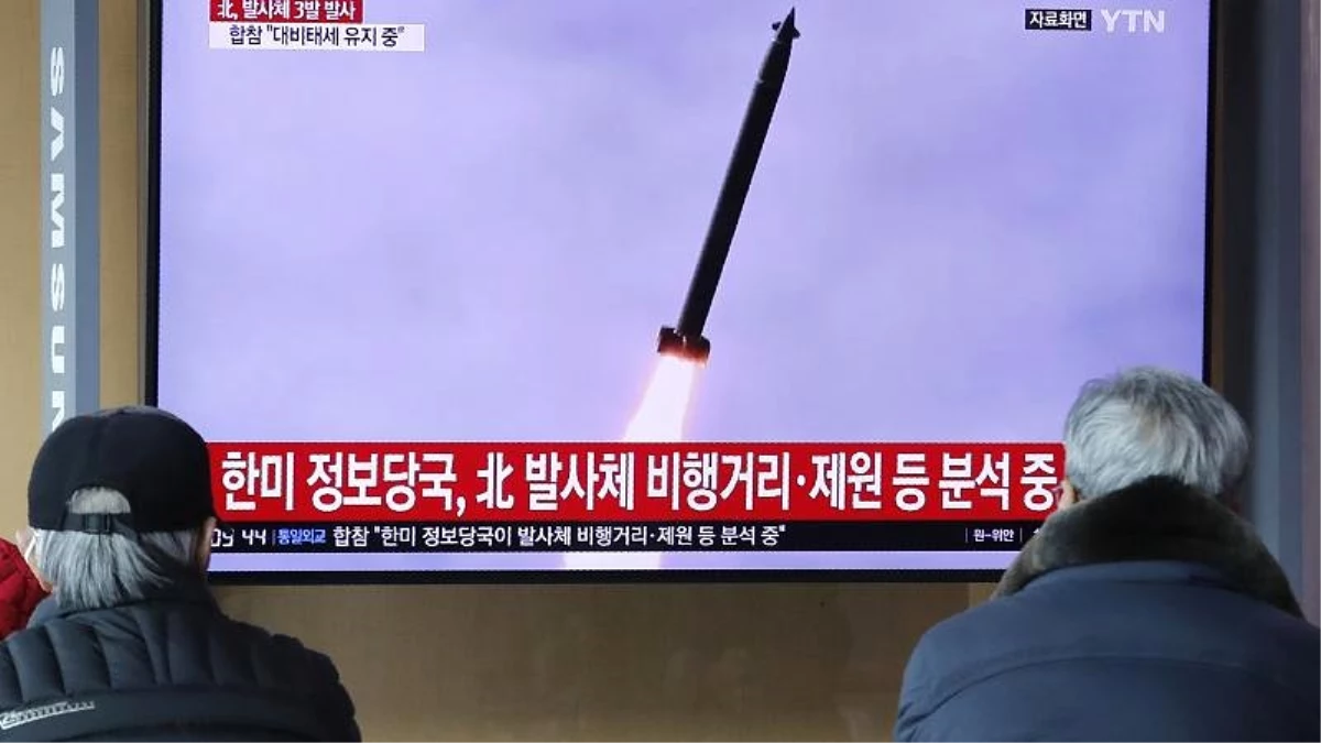 Kuzey Kore\'den yeni füze denemesi: Üç füze ateşlendi