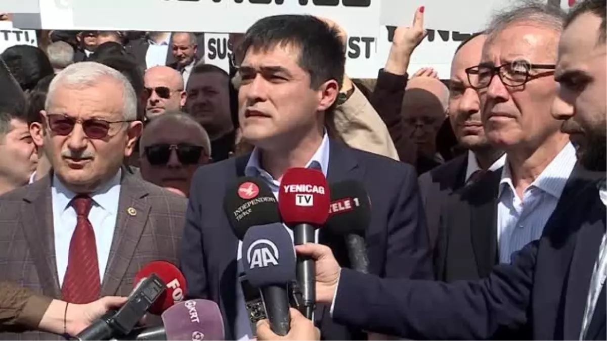 Murat Ağırel\'in tutuklanması protesto edildi