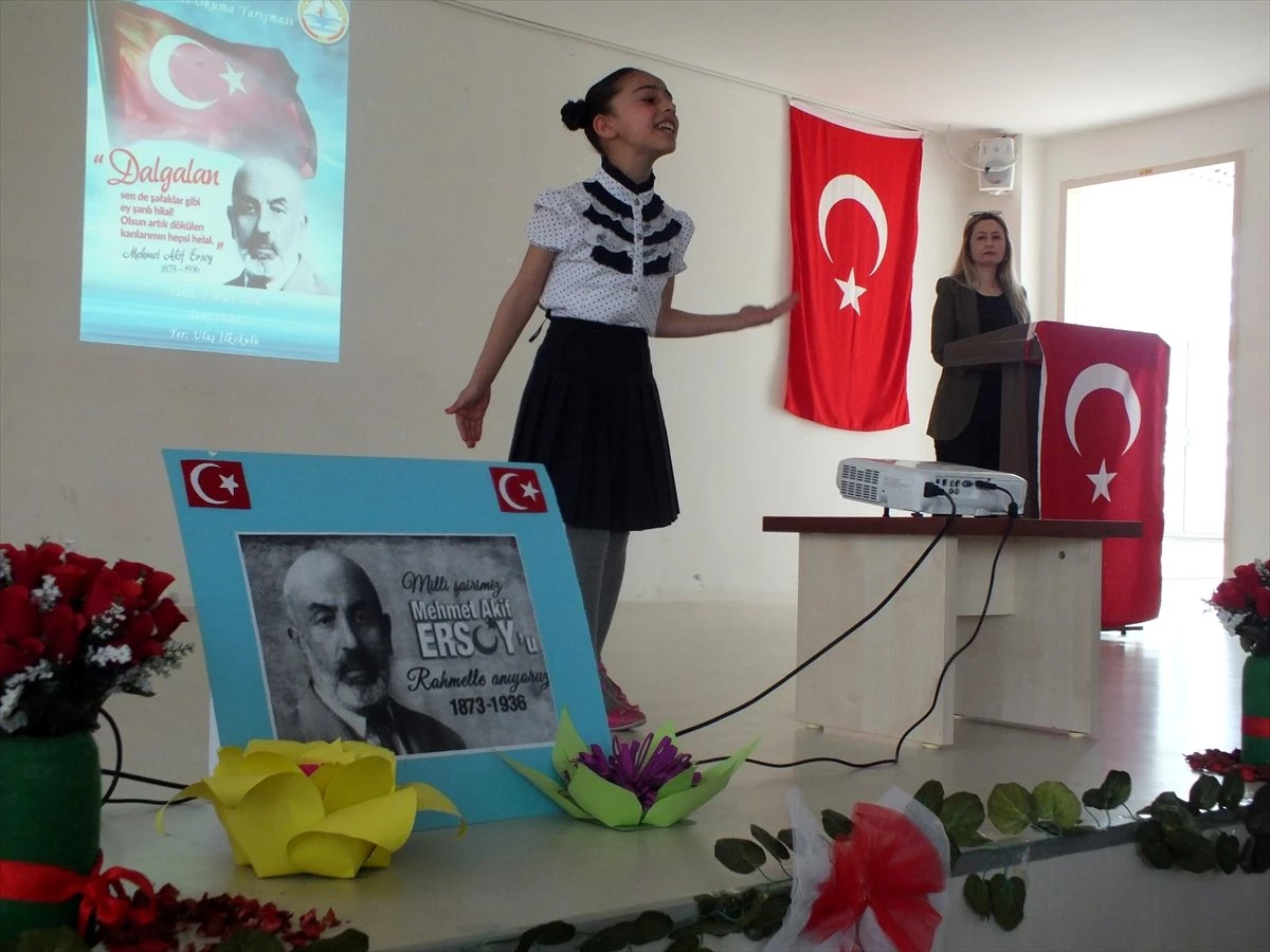 Ulaş\'ta İstiklal Marşı\'nı Güzel Okuma Yarışması düzenlendi