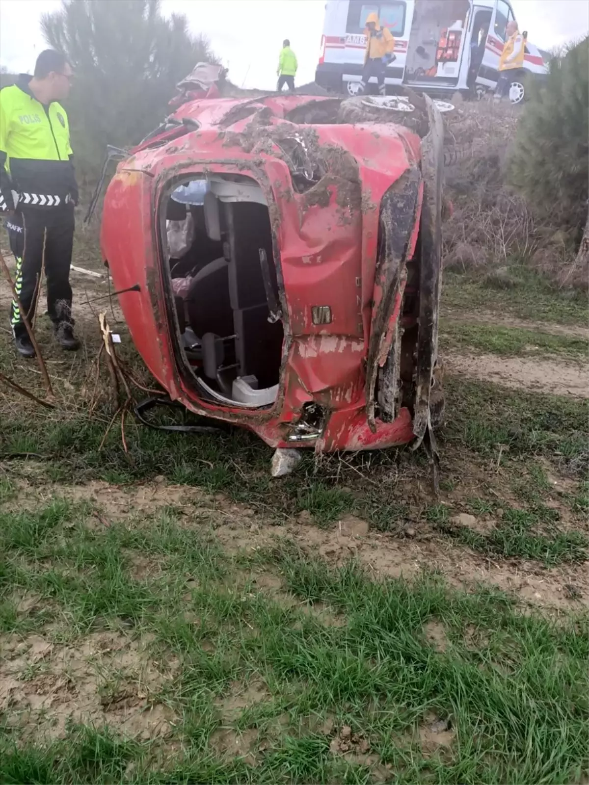 Denizli\'de taziyeden dönen öğretmen trafik kazasında öldü