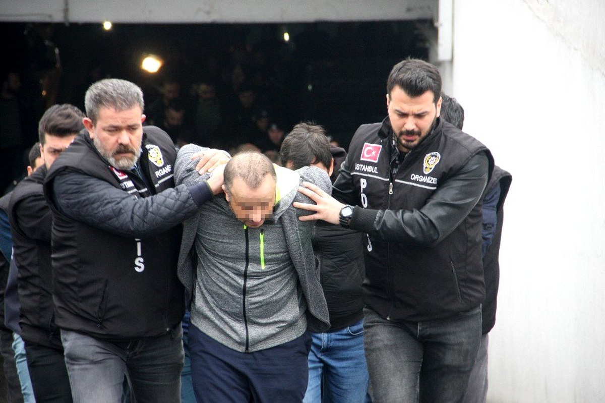 İnşaat çetesine mensup şüpheliler adliyeye sevk edildi