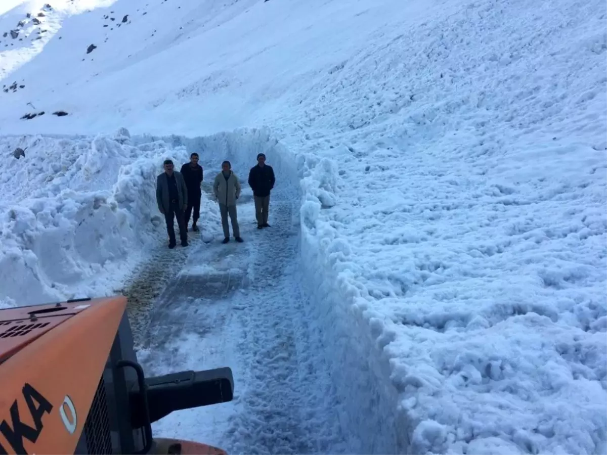 Kozluk\'ta kardan kapanan köy yolları ulaşıma açıldı