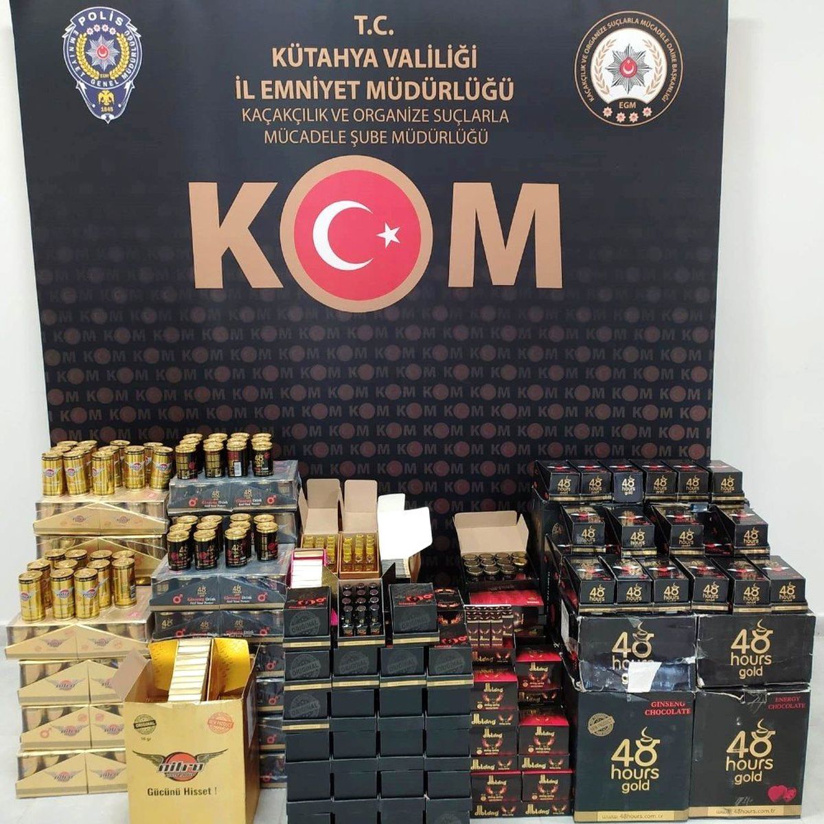 Kütahya\'da cinsel içerikli kaçak ürünler ele geçirildi
