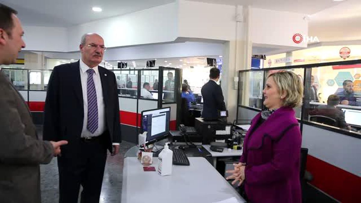 ATO hizmet binası korona virüse karşı dezenfekte edildi