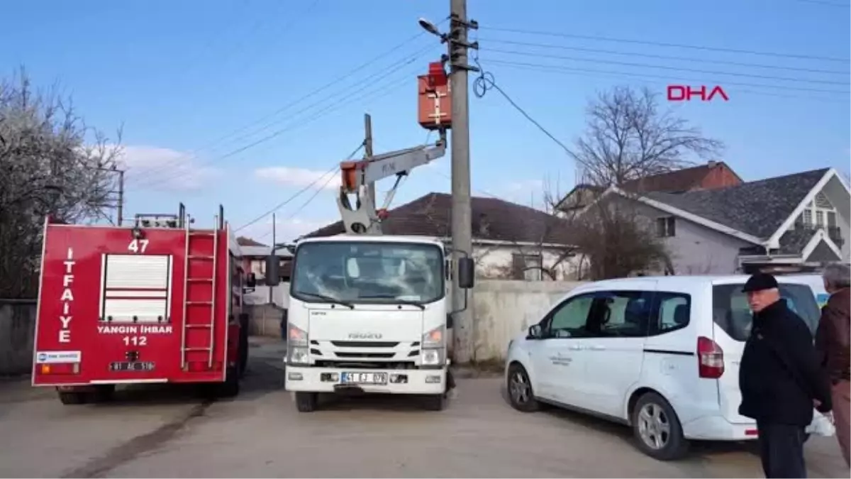 DÜZCE Çocukların evin bodrumunda yaktığı ateş yangına neden oldu