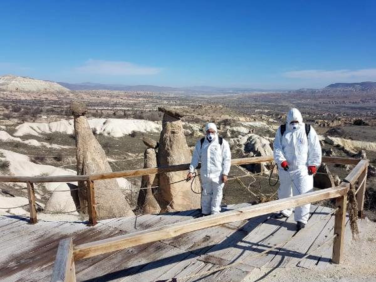 Kapadokya\'da virüs temizliği