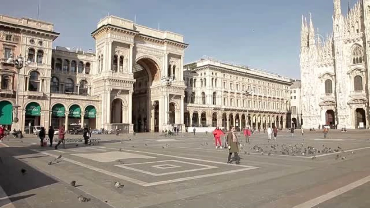 Koronavirüsle mücadele eden İtalya\'da Milano sokakları boşaldı