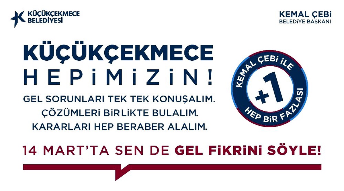 Küçükçekmece Kent Çalıştayı yapılacak