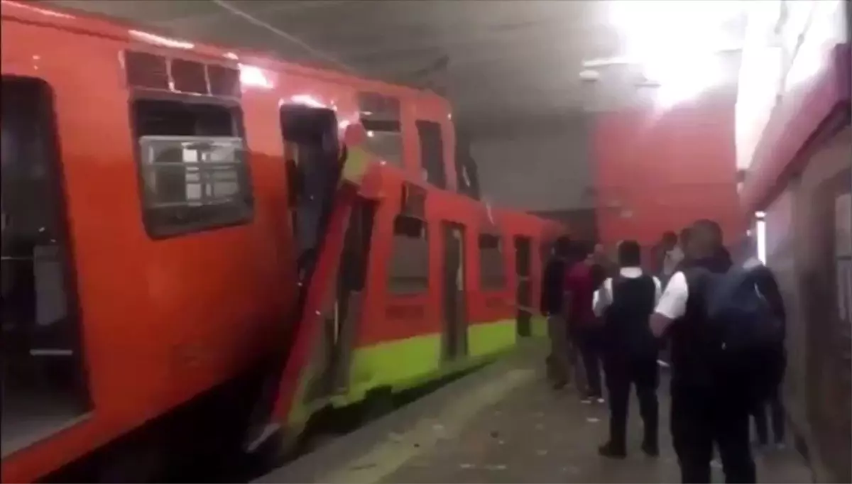 Meksika\'da feci metro kazası: 1 ölü, 45 yaralı