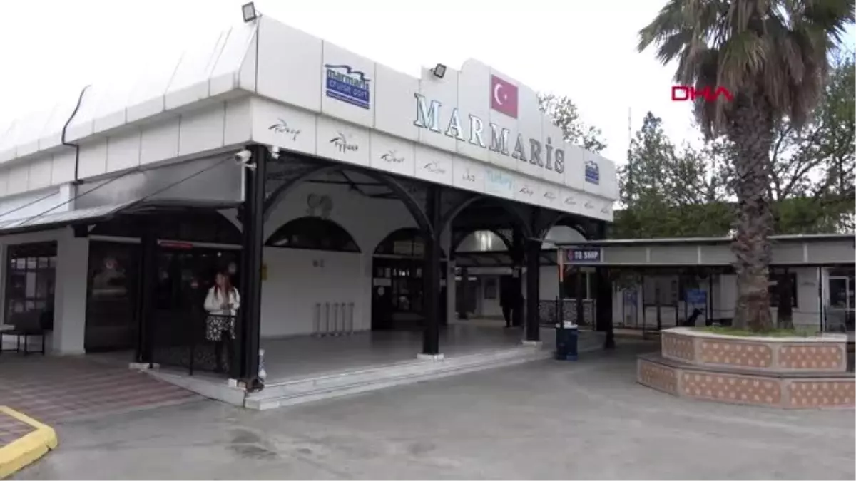 MUĞLA Marmaris Deniz Gümrük Kapısı\'nda koronavirüse karşı önlemler artırıldı