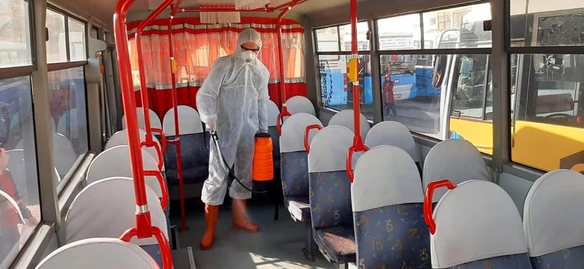 Toplu taşıma araçlarında Korona Virüs önlemi