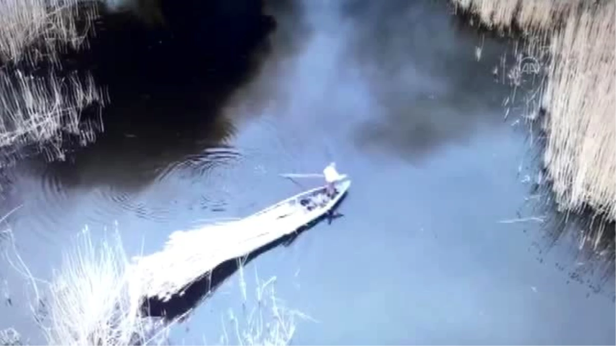 Eber Gölü çevresinde yangın çıkaran şüpheli drone ile tespit edildi