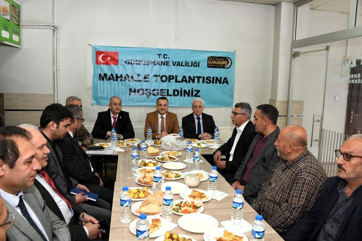 Gümüşhane\'de mahalle toplantıları devam ediyor