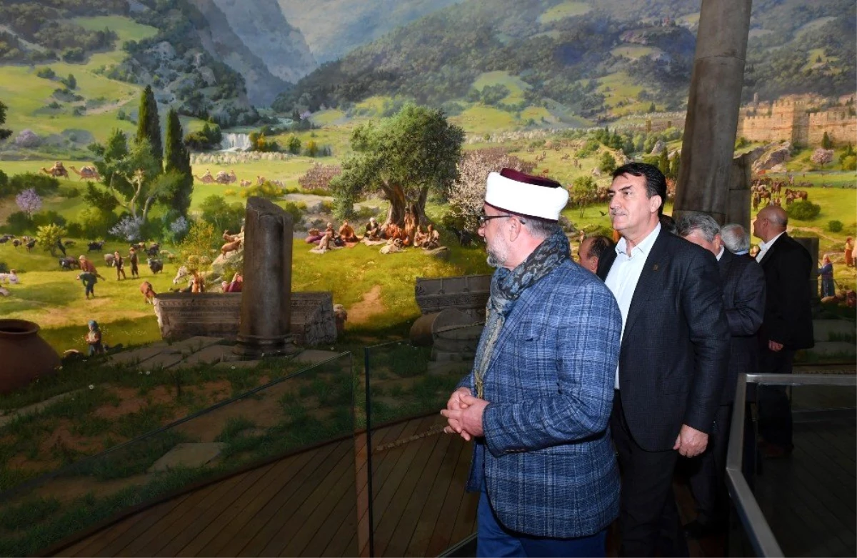 İskeçe Müftüsü Ahmet Mete\'den Fetih Müzesi\'ne ziyaret