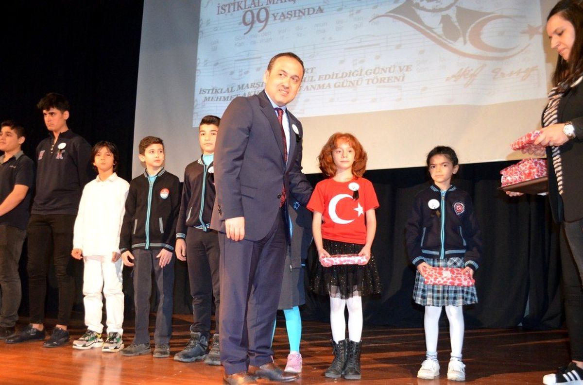 İstiklal Marşının 99. yılı kutlandı