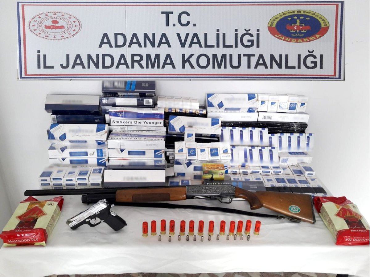 Kozan\'da 792 paket kaçak sigara ele geçirildi