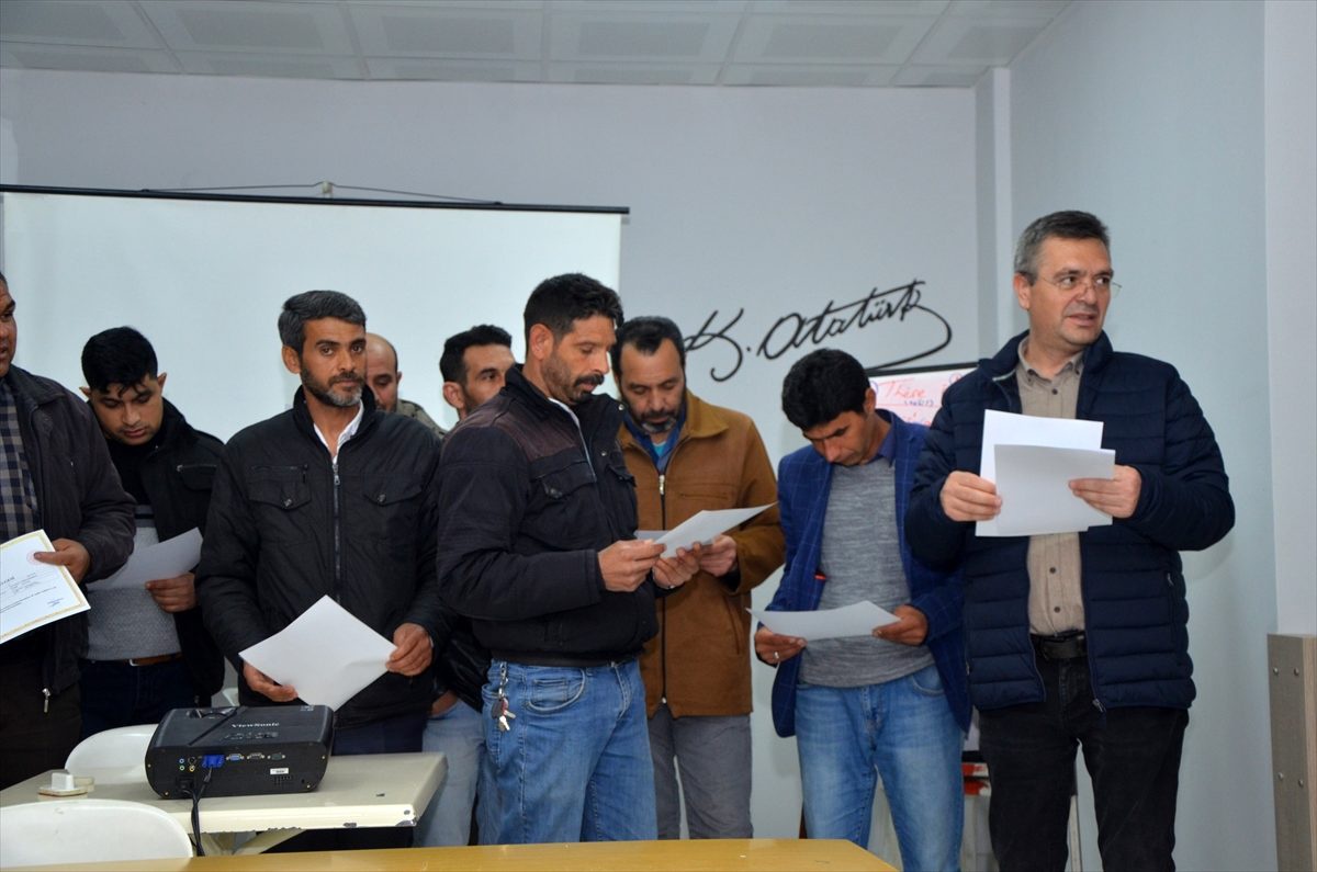 Malkara\'da kaynakçılık kursunu bitirenlere sertifikaları verildi