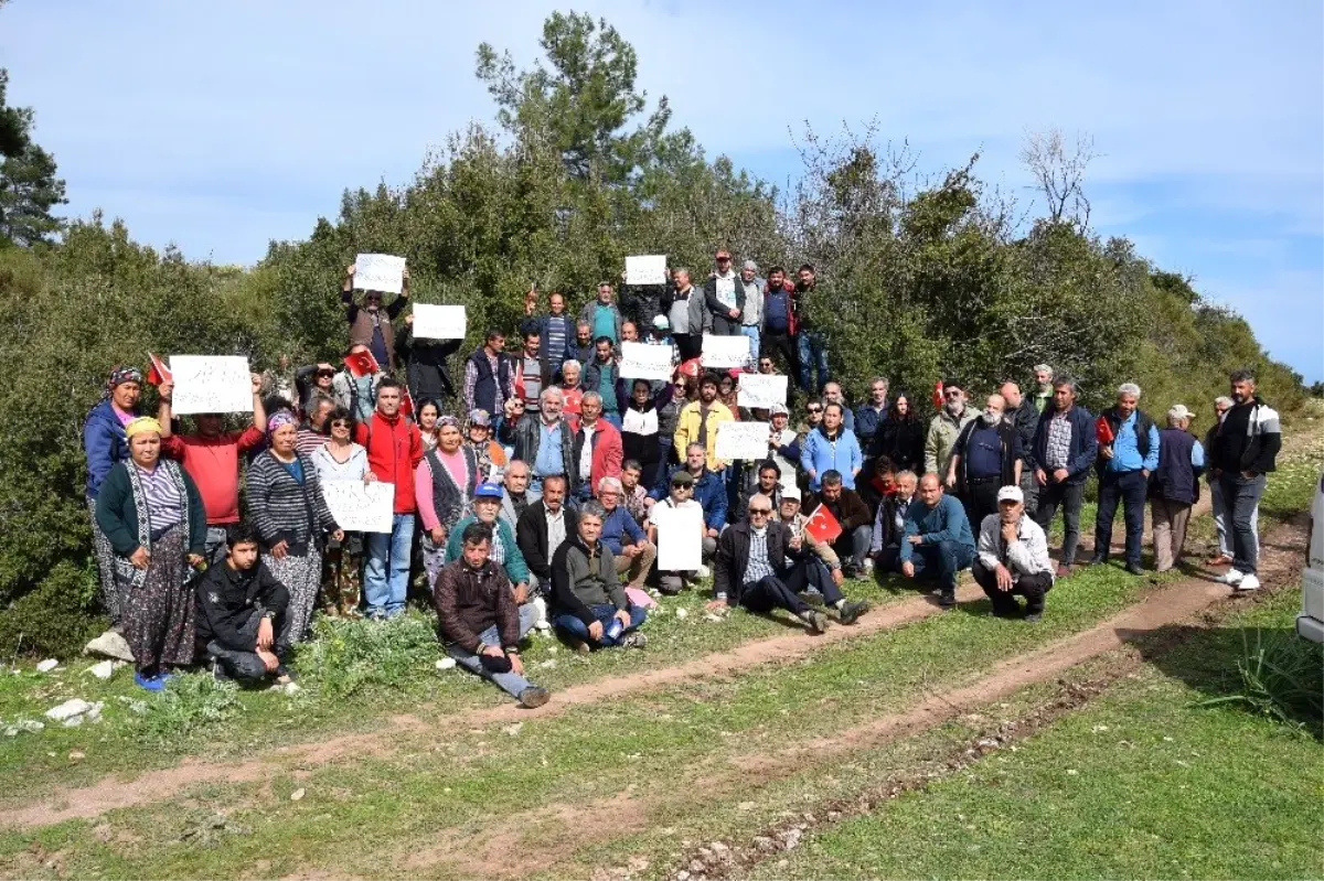 Olympos halkı badem projesine karşı çıktı