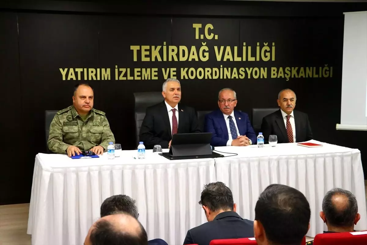 Tekirdağ\'da "koronavirüs bilgilendirme toplantısı" düzenlendi