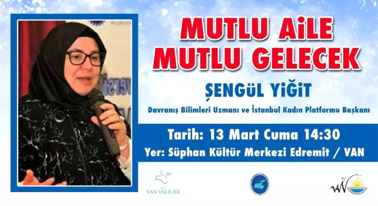 Van Büyükşehir Belediyesinden \'Mutlu Aile Mutlu Gelecek\' semineri