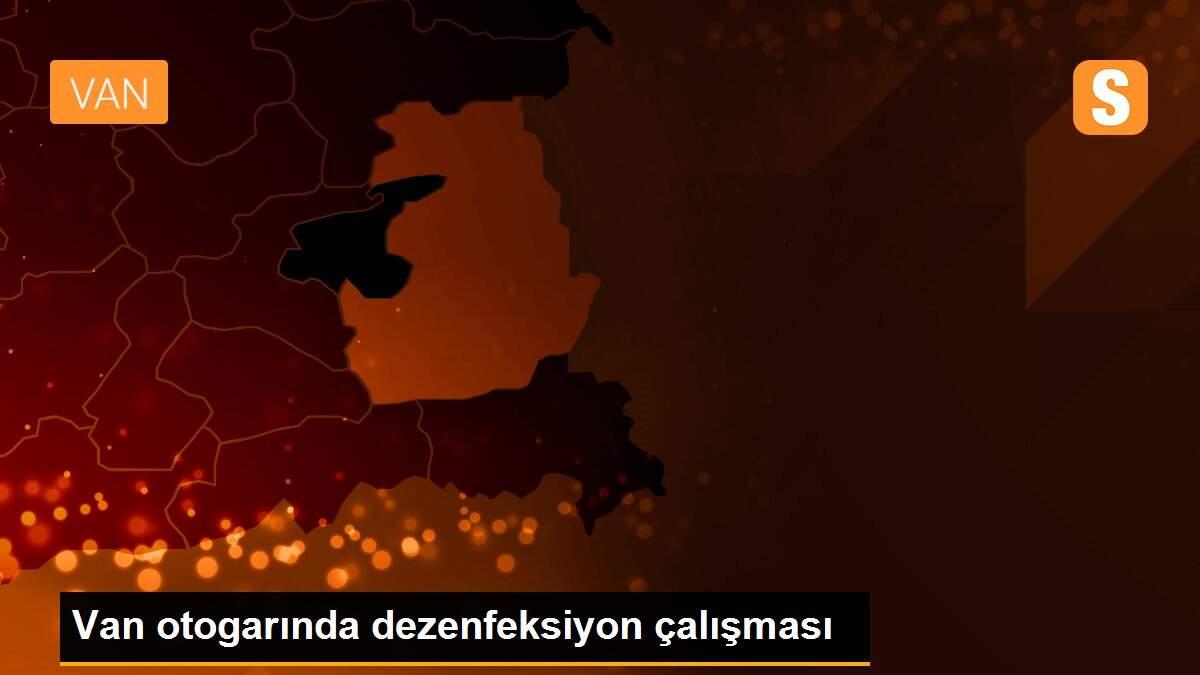 Van otogarında dezenfeksiyon çalışması