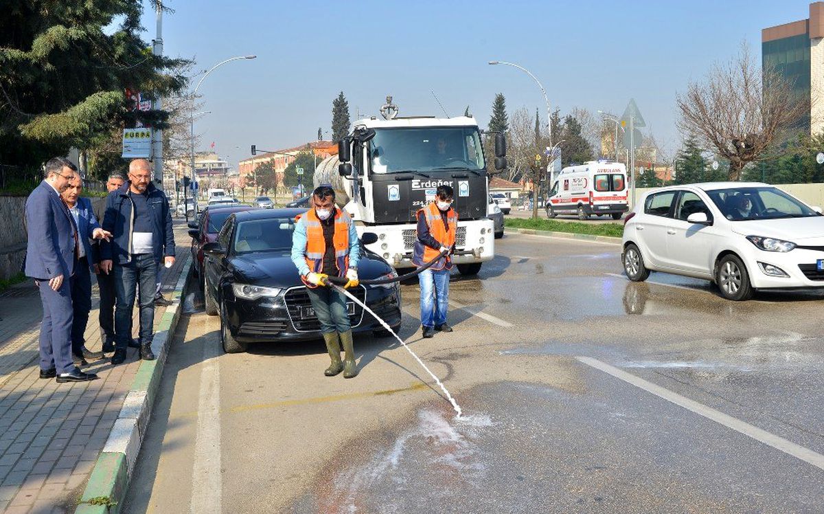 Yıldırım\'da korona virüs tedbiri