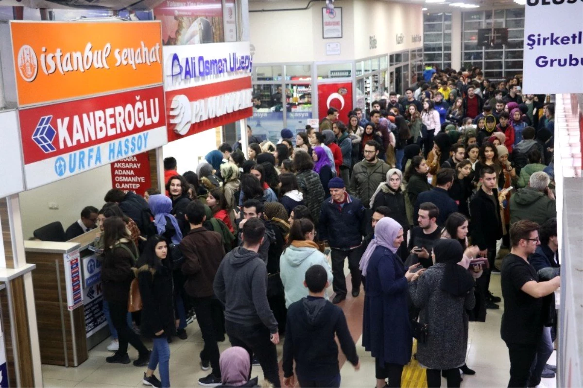 Zonguldak otogarında üniversitelerin tatil yoğunluğu