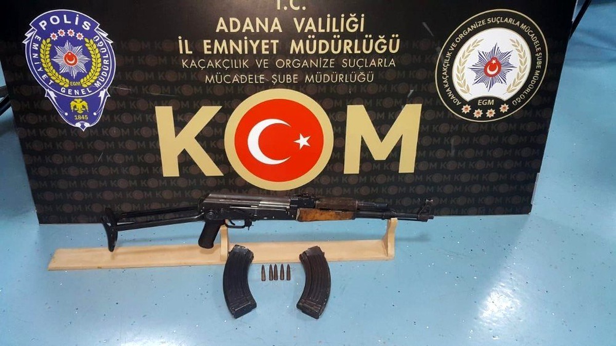 Adana\'da uzun namlulu silah operasyonu