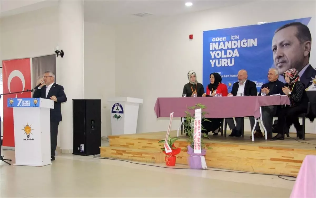 AK Parti Güce İlçe Başkanlığına Sami Kaya, yeniden seçildi