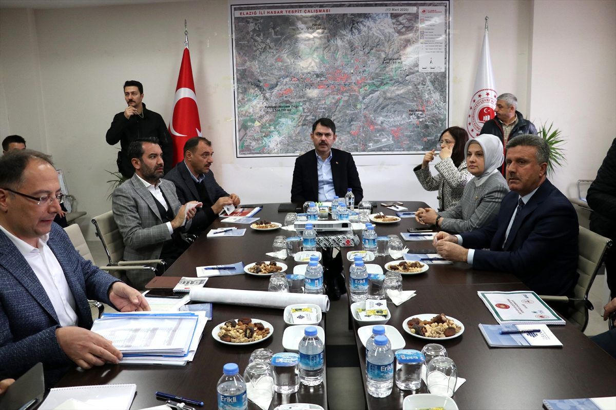 Bakan Kurum, yeni tip koronavirüs tedbirleri ve depreme ilişkin çalışmaları değerlendirdi