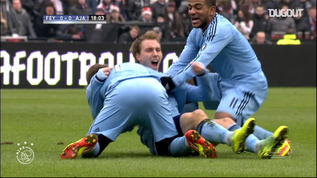 Christian Eriksen\'in Feyenoord\'a Attığı Gol