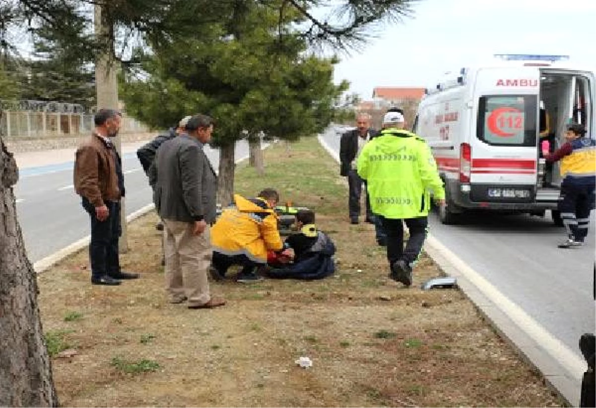 Cipe çarpan motosikletteki Mevlüt öldü, 2 arkadaşı yaralı