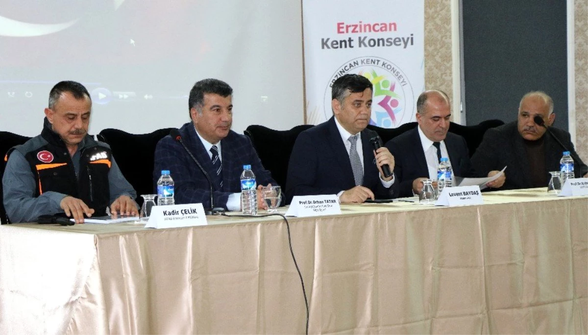 Erzincan\'da "Deprem Bilinci" paneli düzenlendi