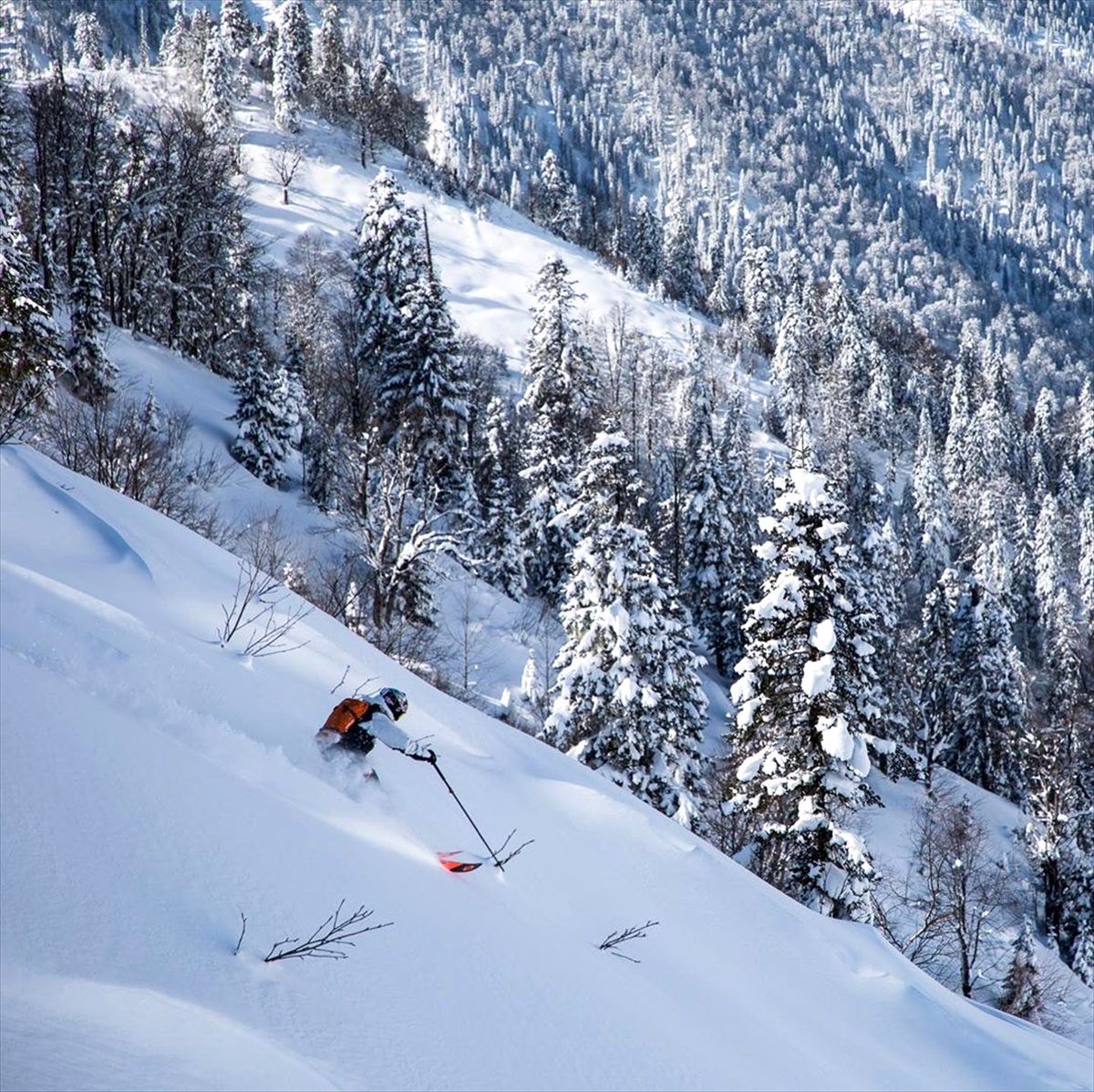 Kaçkarlarda heliski heyecanı sona erdi
