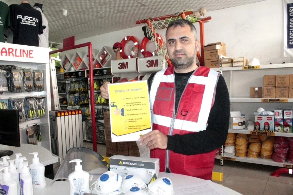 Korona virüs Diyarbakır\'da dezenfektan ürünlerin fiyatını artırdı