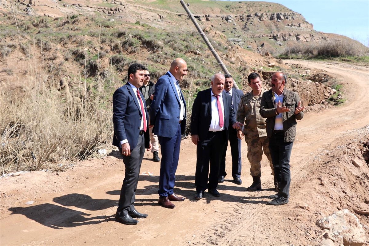 Kurtalan Kaymakamı Aydın, çalışmaları inceledi