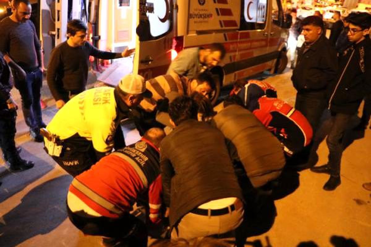Maltepe\'de kazadan sonra kadın sürücü şoka girdi