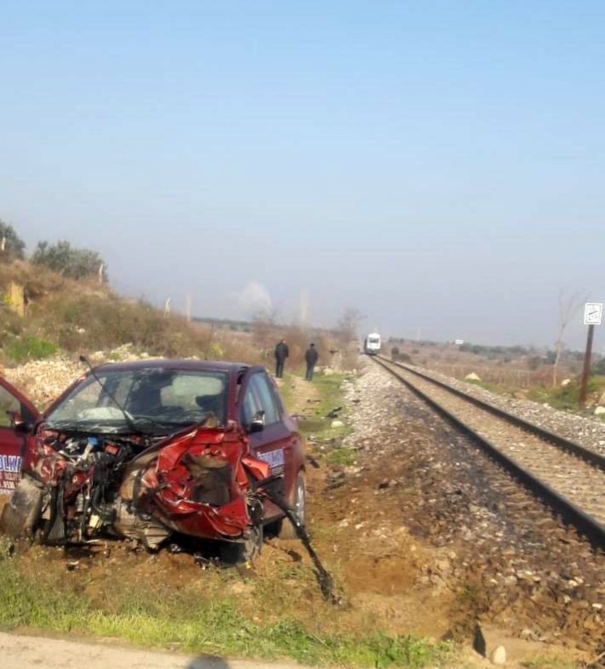 Manisa\'da tren kazası: 1 yaralı