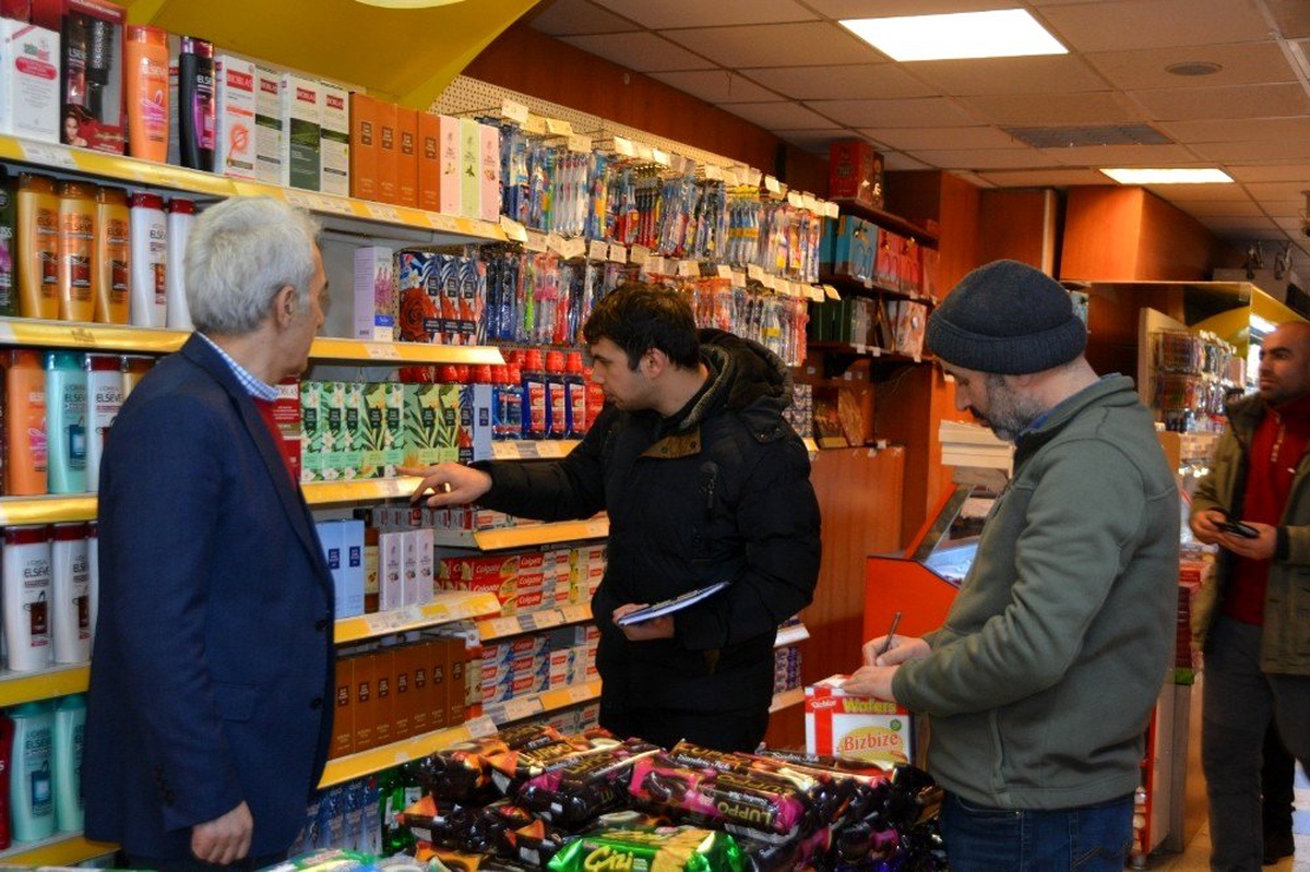 Marketlerde fiyat denetimi yapıldı