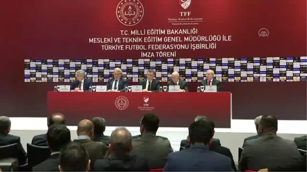 MEB ile TFF arasında TFF Hakem Meslek Lisesi protokolü imzalandı (1)