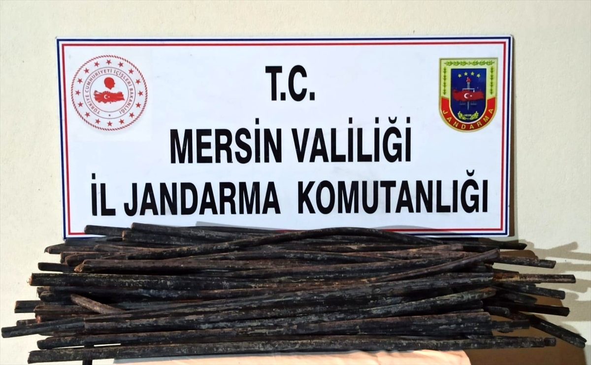 Mersin\'de kablo hırsızlığı yaptığı iddiasıyla iki kişi tutuklandı