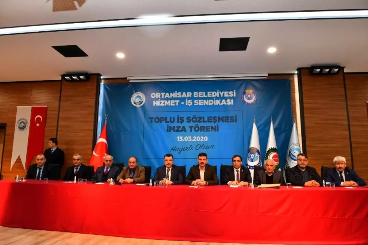 Ortahisar, Hizmet-İş Sendikası ile toplu iş sözleşmesini imzaladı