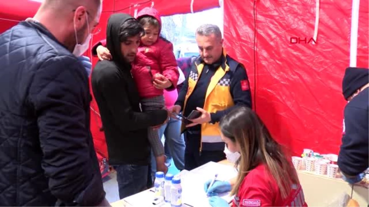 Yunanistan sınırında 3 bin göçmen tedavi gördü