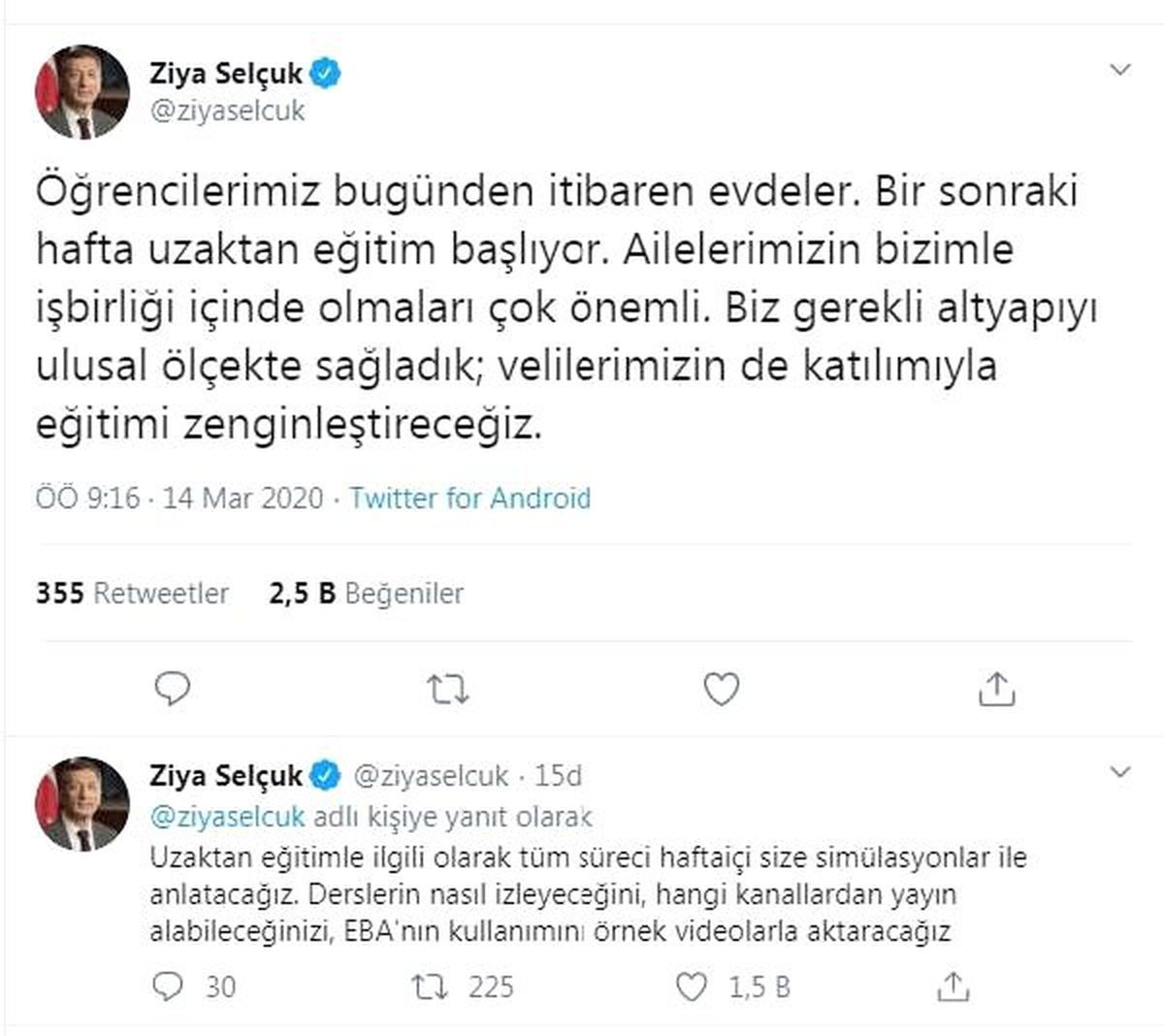 Bakan Selçuk: Uzaktan eğitimi simülasyonlar ile anlatacağız