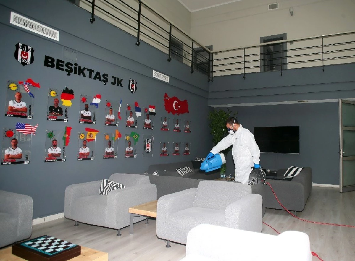 Beşiktaş Kulübü, tesisleri dezenfekte etti