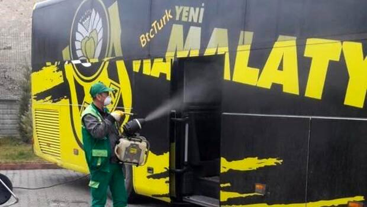 BtcTurk Yeni Malatyaspor\'da corona virüs önlemi