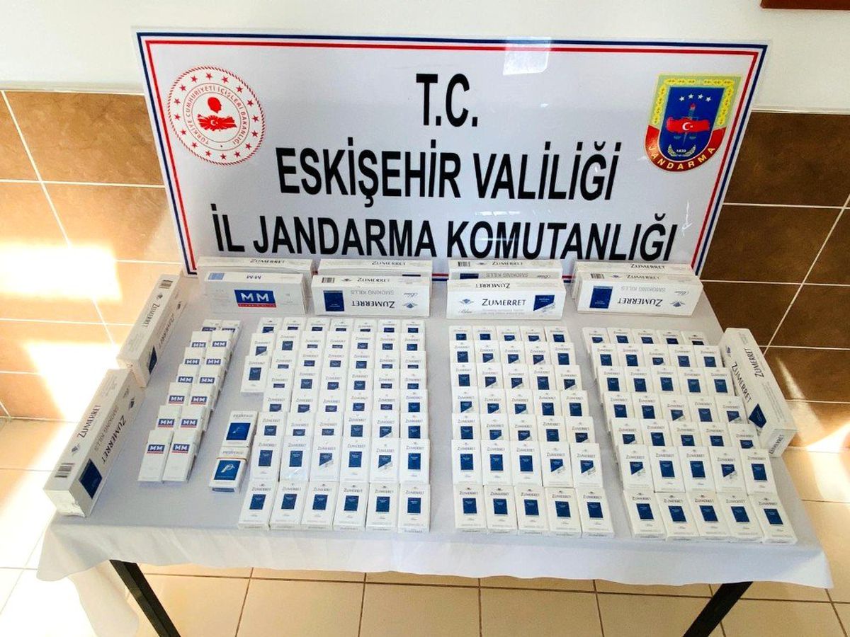 Eskişehir\'de 150 paket kaçak sigara ele geçirildi