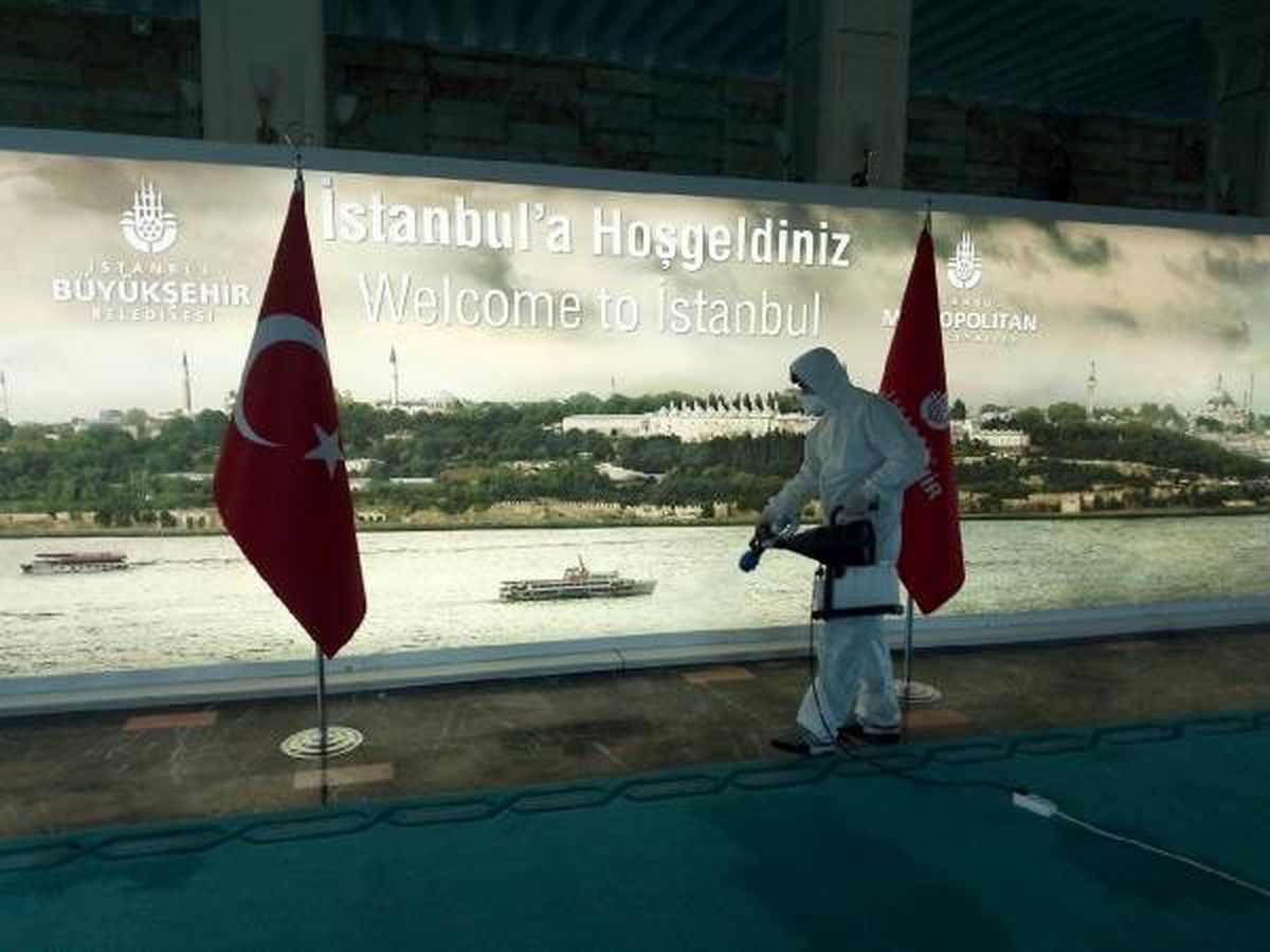 İBB binası dezenfekte edildi