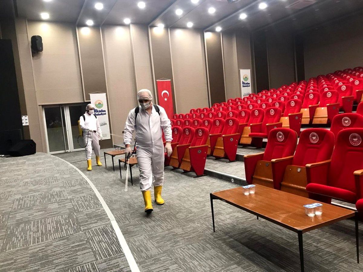 İlkadım\'da \'korona virüsü\' tedbirleri