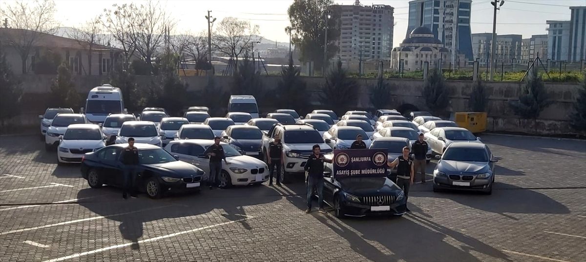 Şanlıurfa merkezli oto hırsızlığı operasyonuna 15 tutuklama